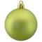 60ct Matte Green Kiwi Shatterproof Ball Ornaments
